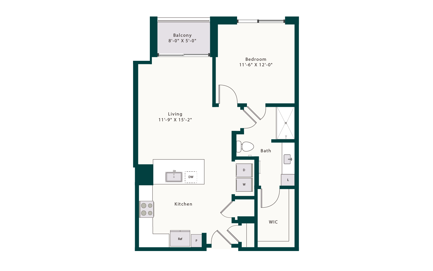 Floor plan layout diagram for A3